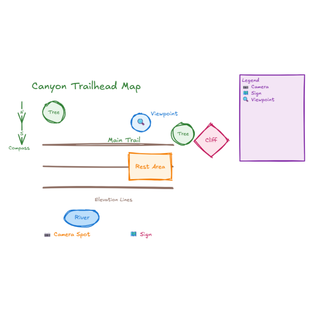Canyon Trailhead Map